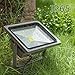 Warmoon LED Flood Light 30W Daylight White 6500K Outdoor Spotlight IP65 Waterproof Security Lights with US 3-Plug