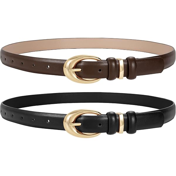 JASGOOD Ceintures en cuir pour femmes pour jeans et pantalons