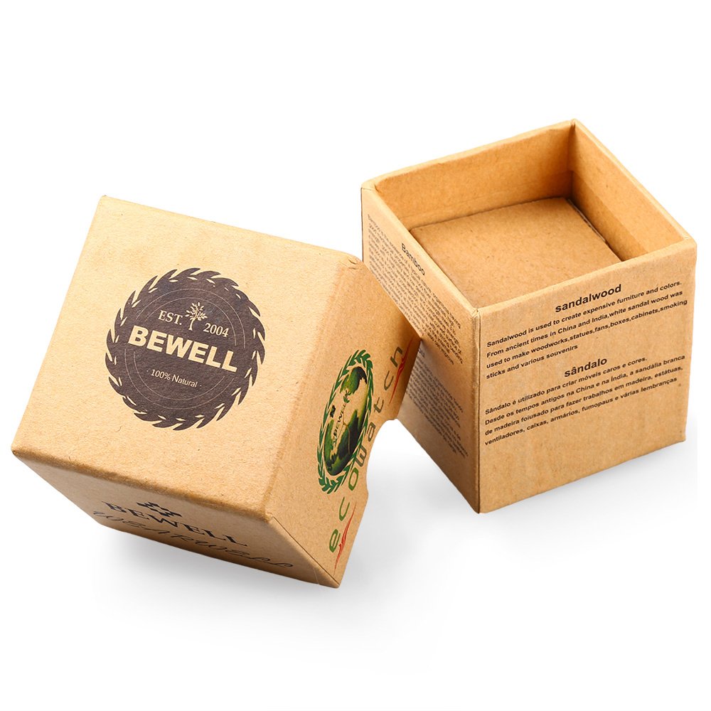 GBlife BEWELL ZS-100BG Mens Wooden Watch Analog Quartz Movement with Date Display Retro Style … (Red)