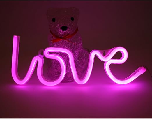 led love en forma de cama de lampara de