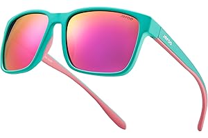 Jefoo Polarized Fishing Sunglasses for Men Women Kayaking Surfing Driving Lightweight Sports Sun Glasses UV Protection