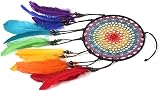 HUOCAI Colorful Rainbow Dream Catcher Wind Chimes Handmade Ornament view 6