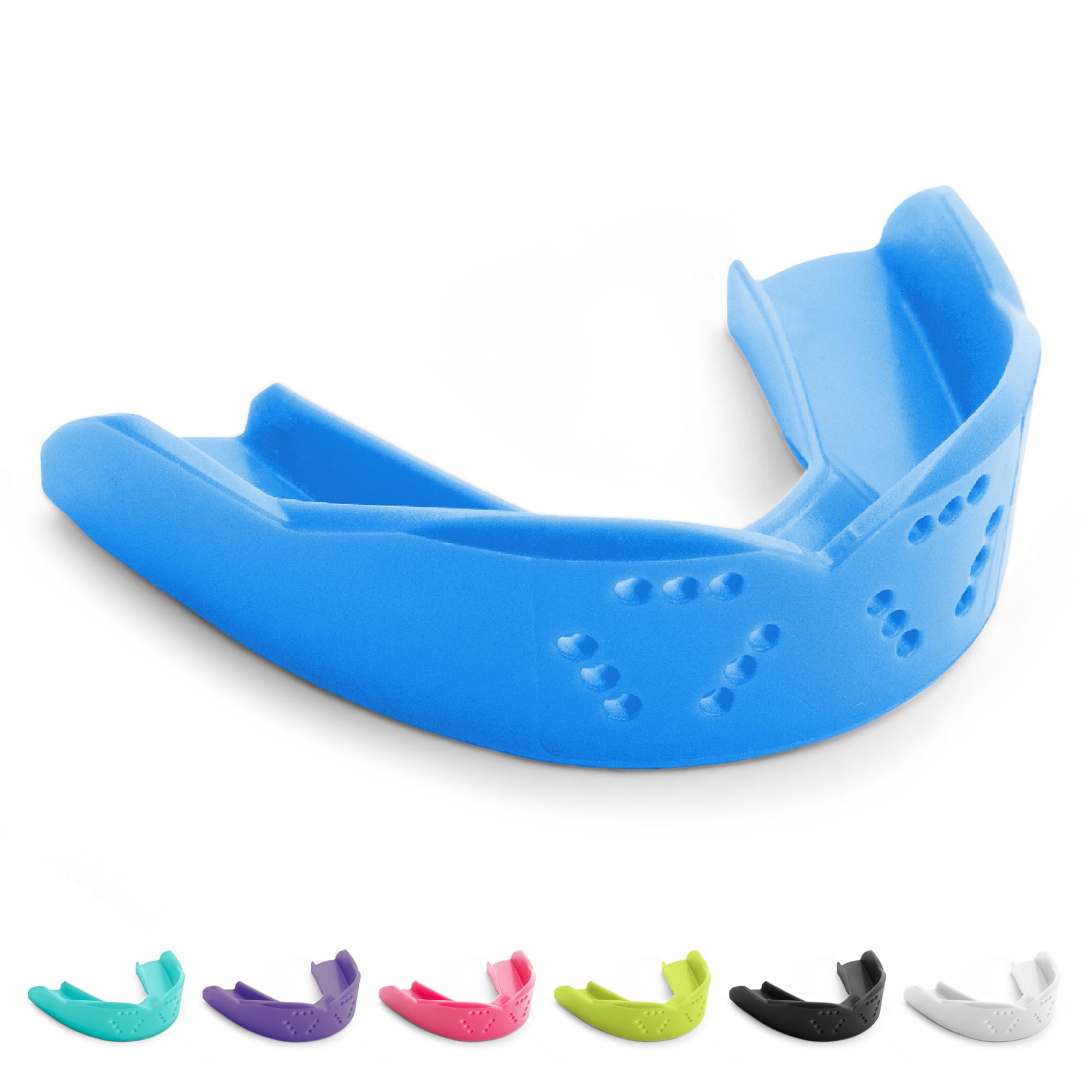 Electric Blue SISU 3D Junior Mouth Guard