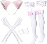 Wannsee Anime French Maid Apron Lolita Costume Pink L view 2