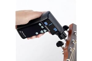 YUEKO Automatic Smart Guitar Tuner for all String Instruments (Electric & Acoustic Guitars,Ukulele, Mandolin, Banjo, etc.) guitar string winder,USB Rechargeable Battery