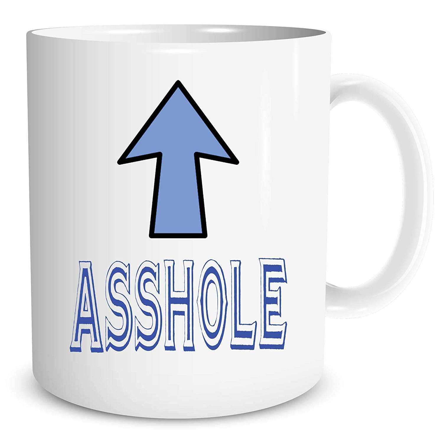 Printed Ceramic Mugs Asshole Gift Friend Boyfriend Husband Girfriend WSDMUG573