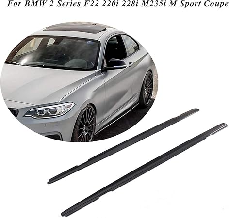 Amazon Jc Sportline Bmw 2シリーズ F22 2i 228i 230i 235i M Sport Tech 14 18 カーボンファイバーサイドスカートcfロッカーパネルボトムラインに適合 外装 エアロパーツ 車 バイク
