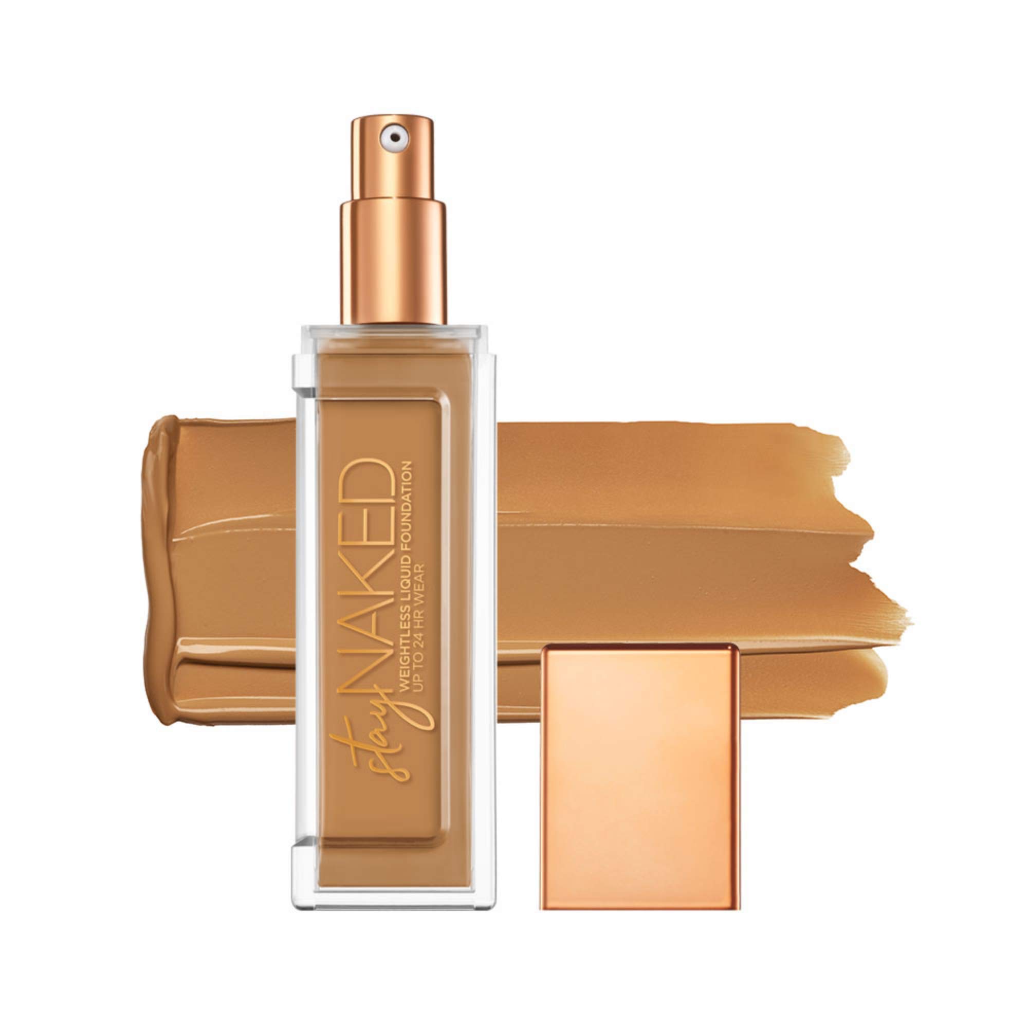 Urban Decay Stay Naked Weightless Liquid Foundation Make Up Water Resistant Medium Coverage Vegan Medium Dark Warm Yellow Undertone 60 WY 30 ml