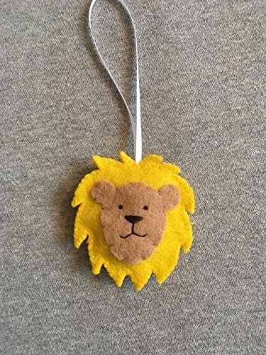Lion Ornament in Felt