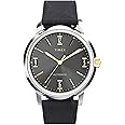 Timex Men's Marlin Automatic 40mm Watch - Black Strap Black Dial Stainless Steel Case