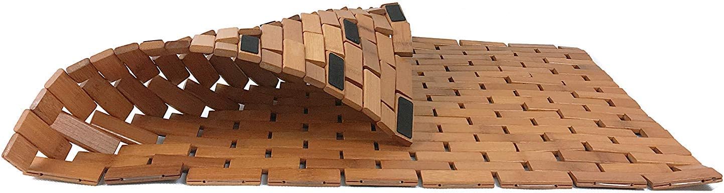 tappetini da bagno in bambù