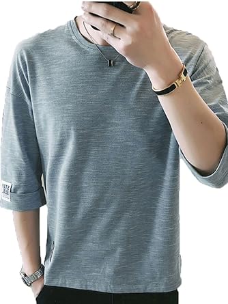 Amazon T シャツ メンズ 5分袖 5分丈 7分袖 7分丈 吸汗速乾 汗染み