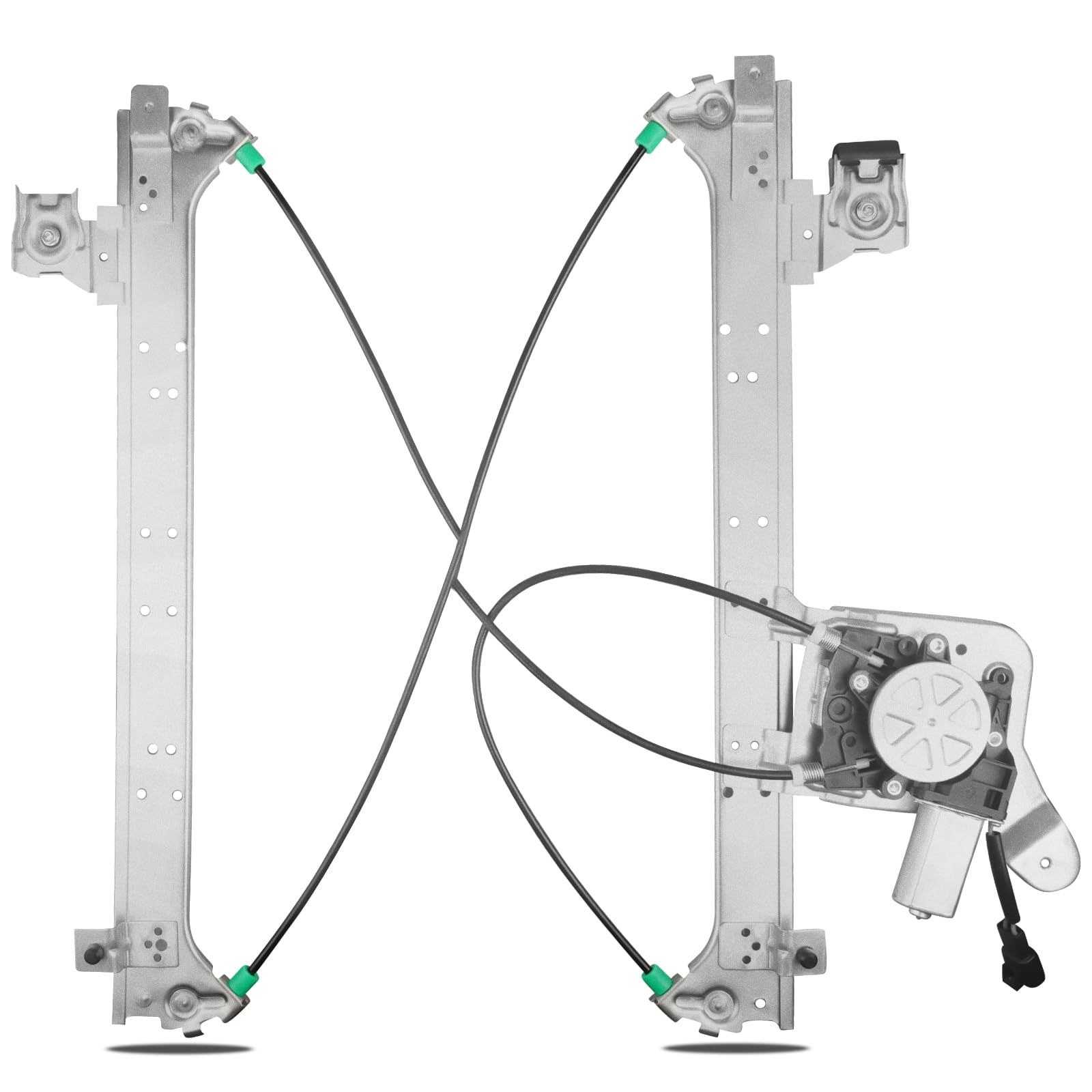 Photo 1 of Rear Driver Side Power Window Regulator with Motor Assembly Replacement for Chevy Silverado Suburban 1500 2500 GMC Sierra Yukon Cadillac Escalade 2000 2001 2002 2003 2004 2005 2006, Left, 741-578