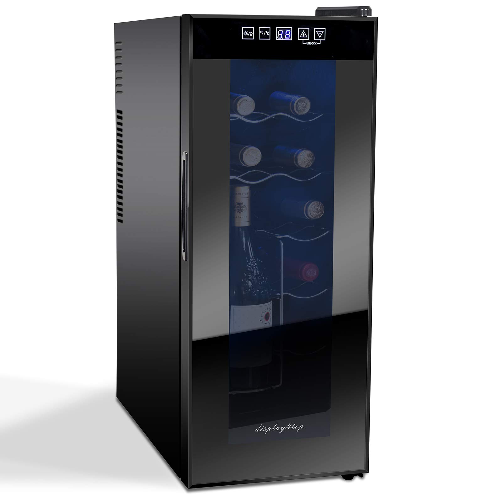 Wine Fridges Large Appliances 12 Bottles Wine fridge temperature zones