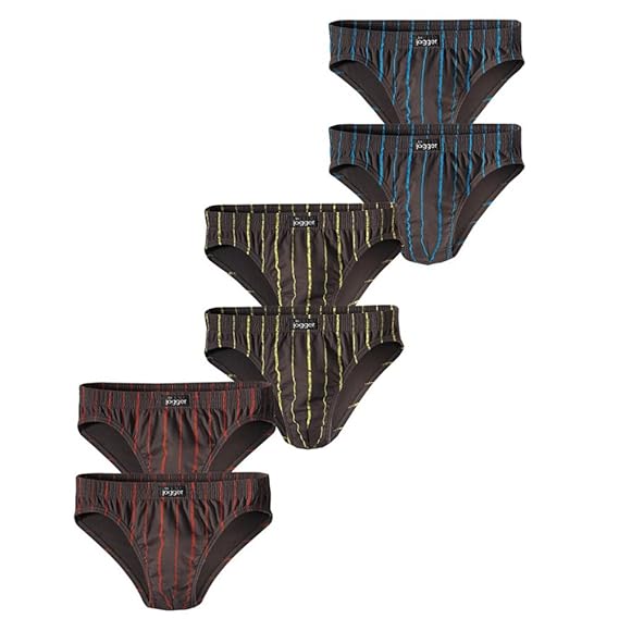 Le Jogger Herren Slips, 6er Pack, Unterhosen, Schlüpfer, Baumwolle, 557090