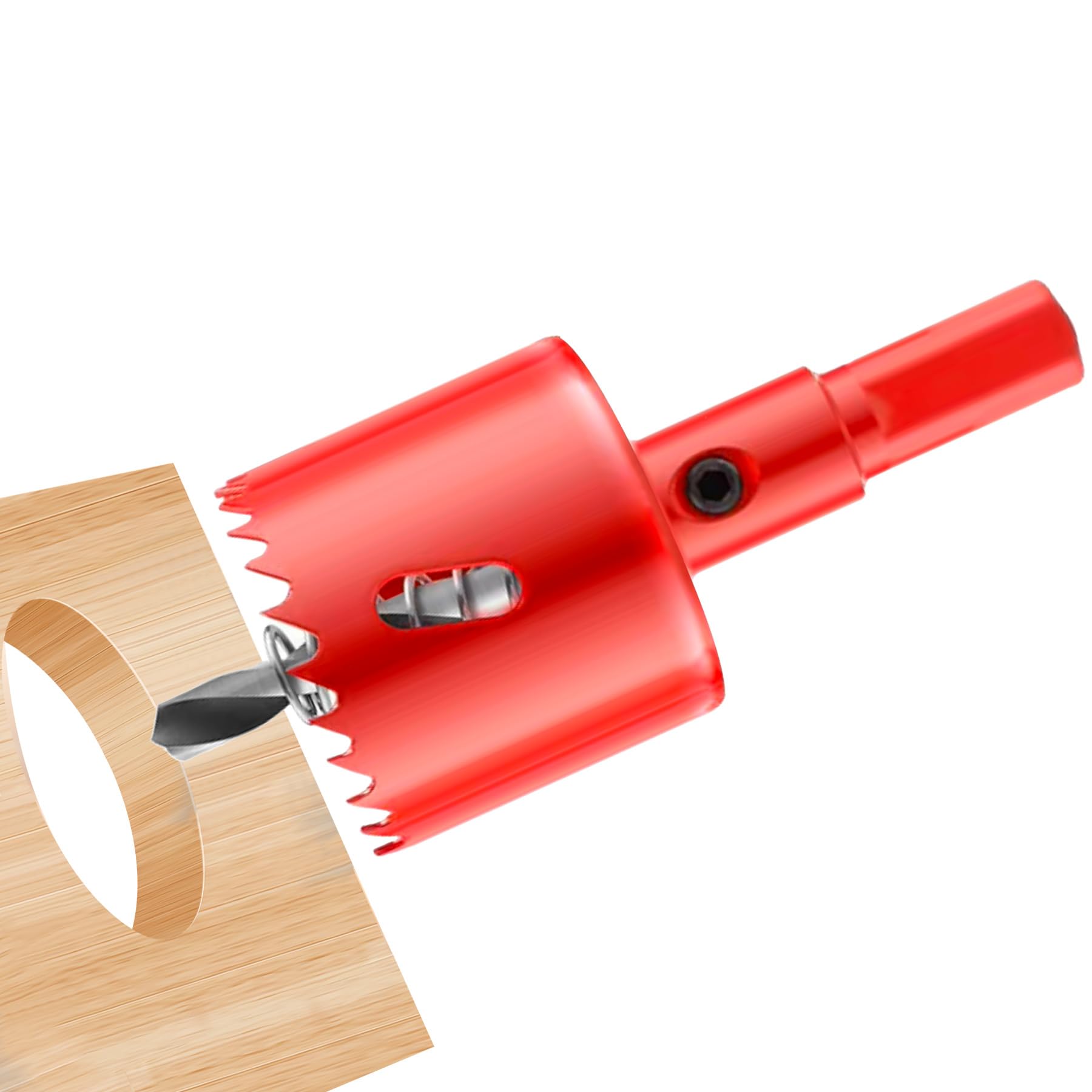 LEPEVNEY 1.57"/40mm Hole Saw Cutter HSS Bi-Metal Hole Saw Drill Bit for Wood Plastic Aluminum, Electric Drill Tool for Drilling Wood Boards, Soft Metal Sheet, Drywall and Plastic (1-9/16 Inch)