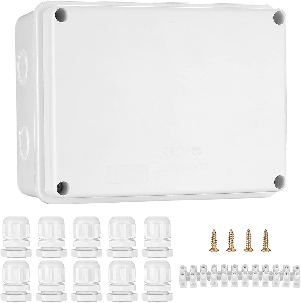 IP65 Waterproof Junction Box Outdoor Electrical Enclosure ABS Dustproof Project