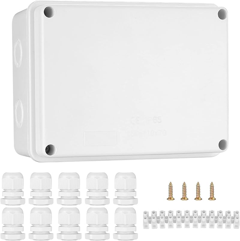 IP65 Waterproof Junction Box Outdoor Electrical Enclosure ABS Dustproof Project