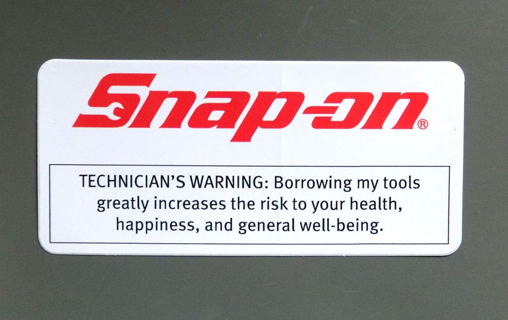 Mua Snap On スナップオン ステッカー テックワーニング Usa純正 並行輸入品 Tren Amazon Nhật Chinh Hang 21 Fado