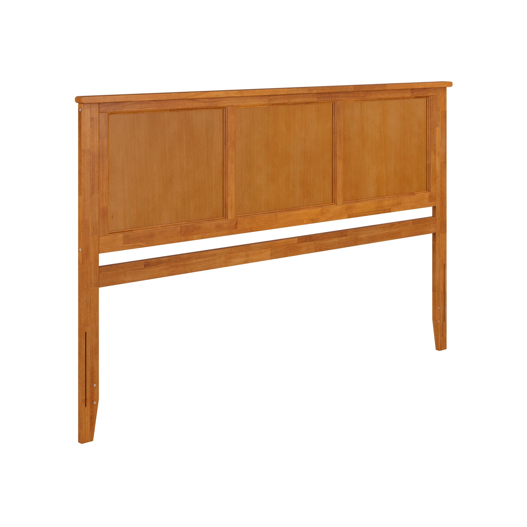 Photo 1 of AFI, Madison King Solid Wood Panel Headboard with Attachable Charger, Light Toffee