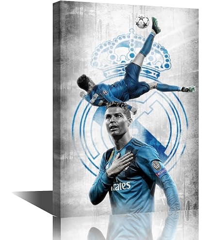 Amazon.com: Cristiano Ronaldo Bicycle Kick - Canvas Wall Art