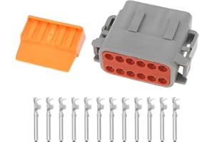 Micro Traders 1 Set 12 Way Automotive Plug Connector Kit DTM06-12SA WM-12S 0462-201-20141 for Car Racing