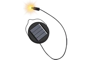 GO2GARDEN AA 600Mah Solar Light Replacement Top Parts for Solar Outdoor Lantern, Waterproof LED Lights for Yard, Garden, Patio Decor DIY Gifts (1Pack)