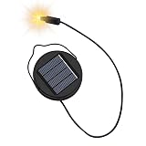 AA 600Mah Solar Light Replacement Top Parts for Solar Outdoor Lantern, Waterproof LED Lights for Yard, Garden, Patio Decor DIY Gifts (1Pack)