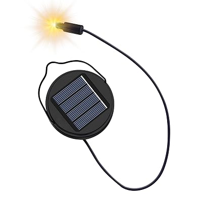 AA 600Mah Solar Light Replacement Top Parts for Solar Outdoor Lantern, Waterproof LED Lights for Yard, Garden, Patio Decor DIY Gifts (1Pack)