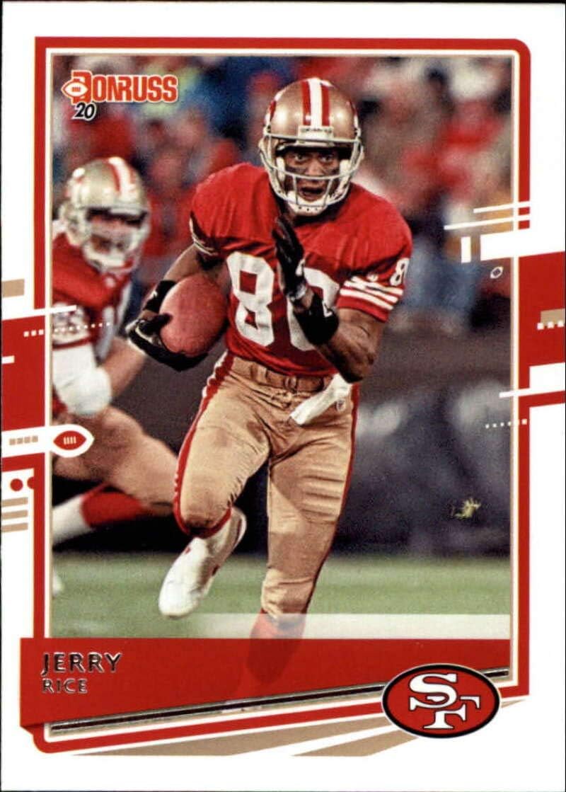 2020 Donruss Football 18 Jerry Rice San Francisco 49ers