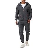 FUDAPENG Mens Tracksuits 2 Piece Set Fleece Hoodie and Jogger Pants for Men Casual Athletic Running Sweatsuits