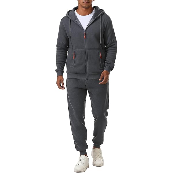 Hakjay Sweatsuits for Men 2 Piece Hoodie Men's Jogging Tracksuit