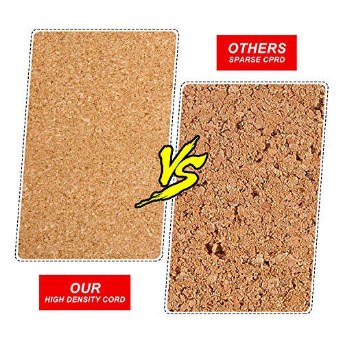 Board2by Cork Bulletin Boards 12 X 12, Black Framed Cork Tiles, Small