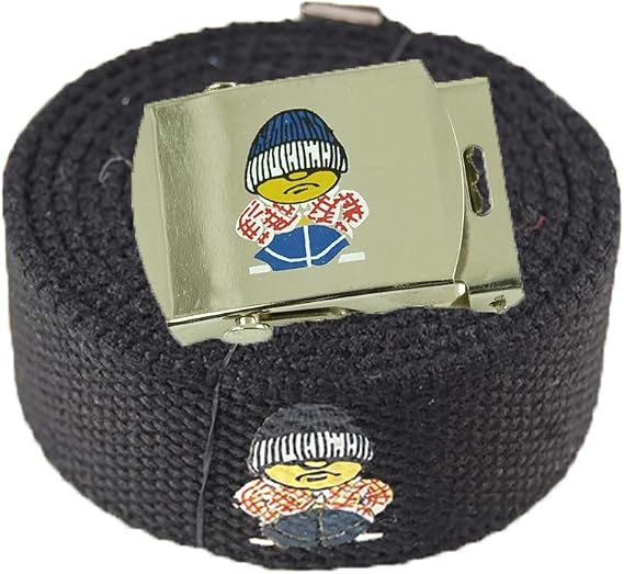 Classic 62-Inch Adjustable Canvas Web Belt – Military Style Buckle, One Size Fits All Men & Women (Black)