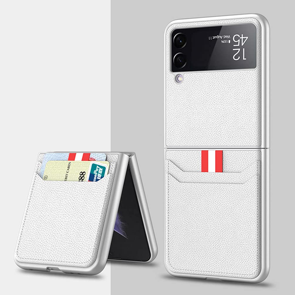 Case for Samsung Galaxy Z Flip3 5G Folding Screen Case Leather Cover PU Leather Protective Phone Case for Samsung Galaxy Z Flip3 5G,SPCK1