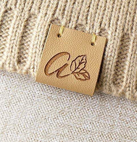 Download Amazon.com: Leather tags, custom clothing labels, leather labels, personalized knitting tags ...