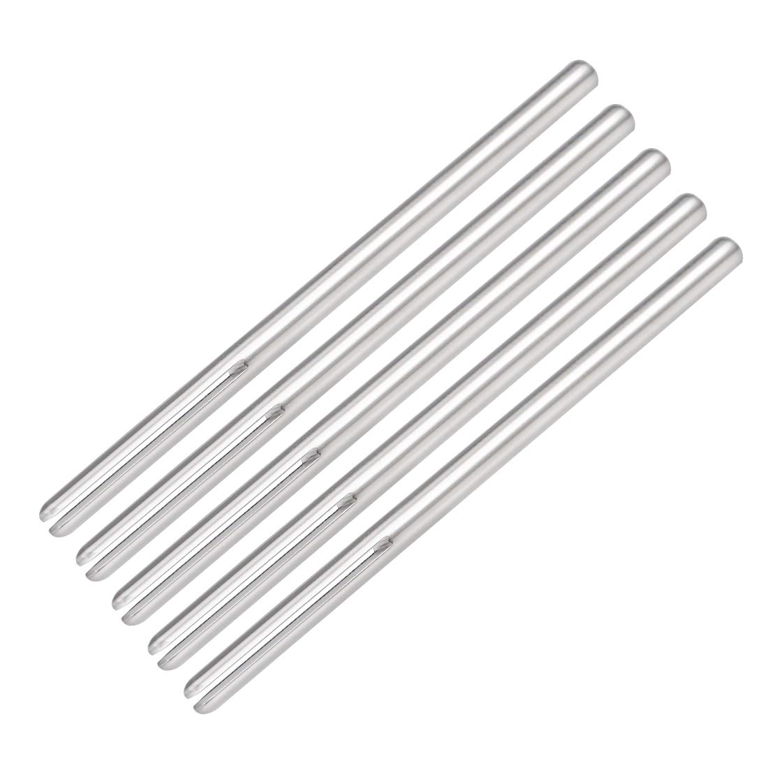 sourcing map 2.35mm Shank Straight Mandrel Sandpaper Holder for Abrasive Sanding Disc 5 Pcs