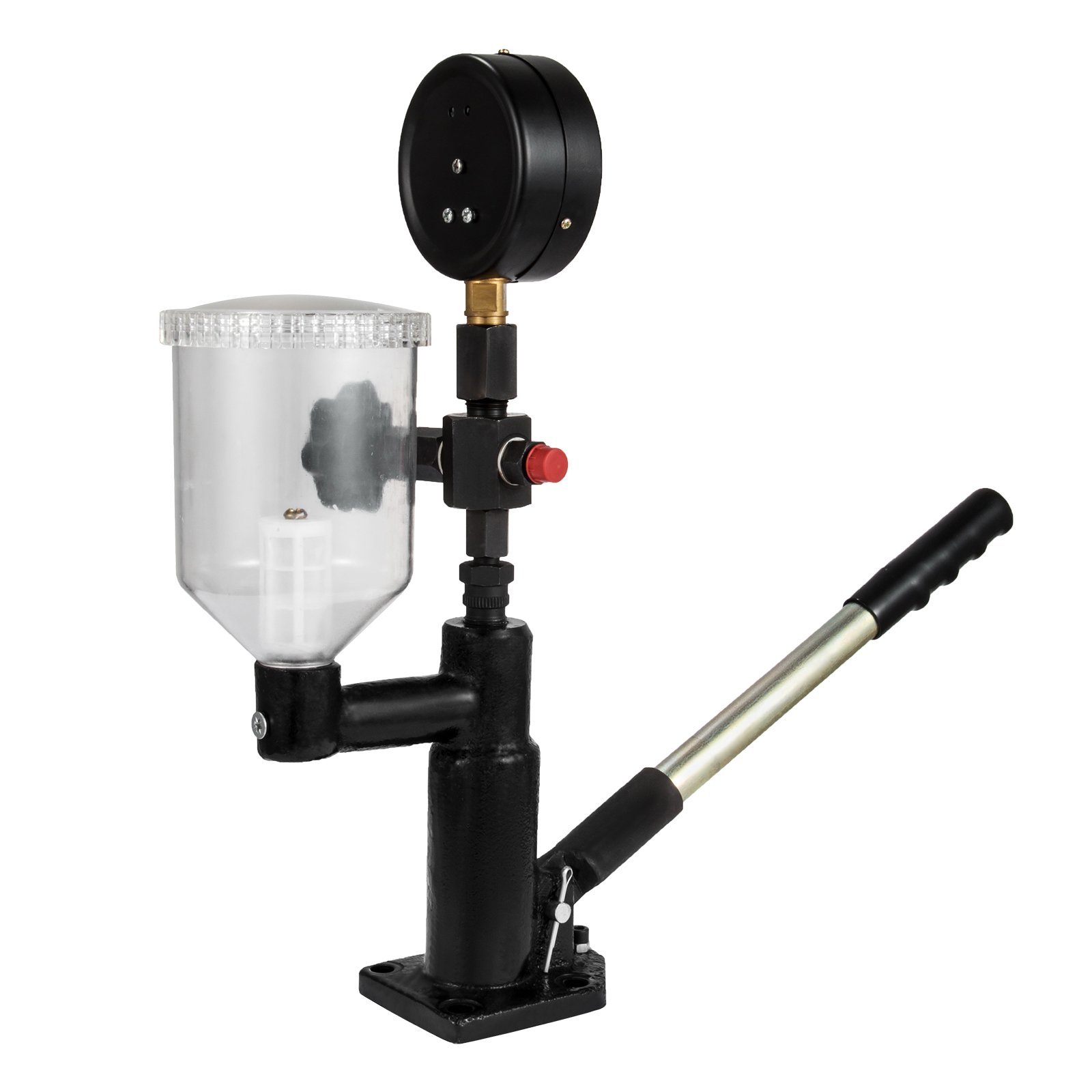 Mophorn Fuel Test 400Bar/6000PSI Diesel Fuel Injector Tester Heavy Duty Diesel Injector Nozzle Tester with Dual Scale Gauge to Adjust Injector Nozzle Pressure and Testing