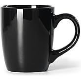 harebe 20 OZ Large Coffee Mug, Ceramic Tea Cup for Office and Home, Big Capacity with Handle, Cups for Men Women Mug Lovers, Microwave & Dishwasher Safe, Black