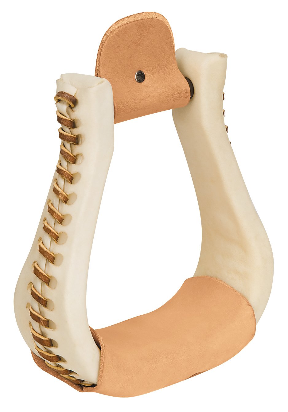 Weaver Leather Rawhide Leather Covered Stirrups Horse