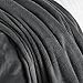 Freelife Luxury Fleece Blanket Super Soft, Comfortable and Warm Double Sides Blanket（Dark Grey） (50x61inch Throw)