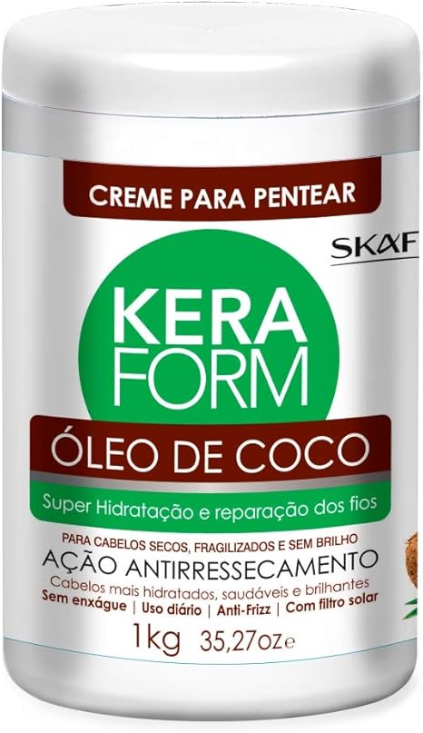 Creme P/Pentear Keraform Oleo De Coco, Skafe 