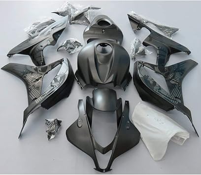 Amazon Com Zxmoto Limited Edition Matte Black Graffiti Fairing Kit For 2007 2008 Honda Cbr 600rr F5 Automotive