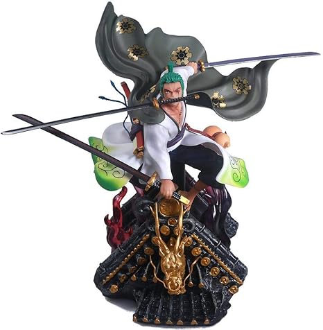 Amazon Co Jp 人形 アクションフィギュアワンピース着物ロロノアゾロワノランドシーンアニメーションキャラクターモデルホーム像デコレーションモデル 贈り物 ホーム キッチン