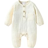 Arleysh Infant Baby Girl Boy Romper Easy Diaper Changes Bodysuit Romper Cotton Romper One Piece Outfits Bodysuit