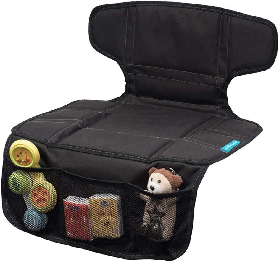 COOLBEBE Car Seat Protectors for Children, Dog Mats Covers,Universal & fits ISOFIX Compatible,Seat Cover with Extra Storage Pocket