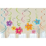 Luau Swirl Hanging Decorations Value Pack (Each), Model: