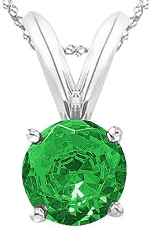 0.5 Carat Platinum Round Emerald 