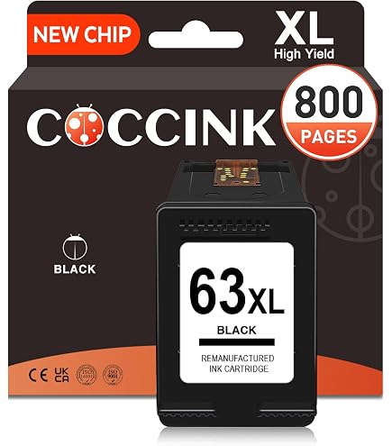 Amazon.com: COCCINK 63XL for HP Ink 63 XL for HP Officejet 3830