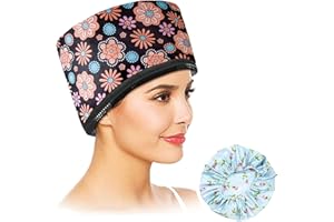 110V Electric Hair Cap Thermal Cap Hat Hair Thermal Treatment Cap with 2 Mode Temperature Control For Hair Spa Home Hair Ther